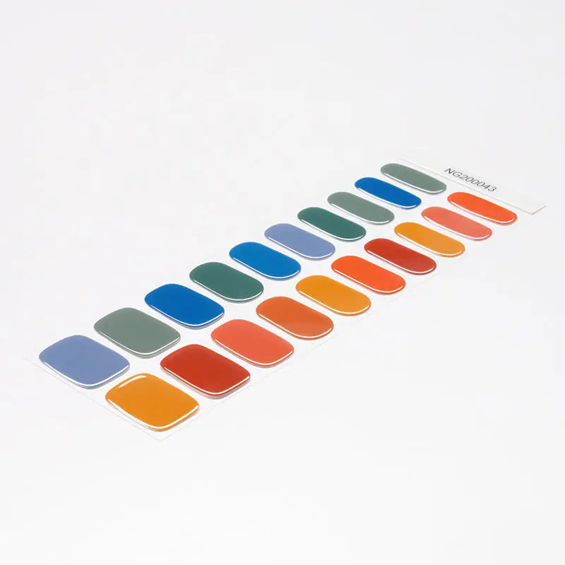 Rainbow — Semi-Cured Gel Nail Wraps