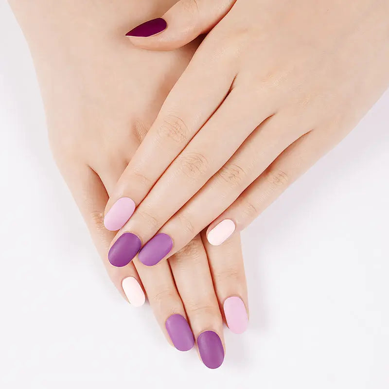 Safe And Harmless Gel Stickers For Uv Light — Semi-Cured Gel Nail Wraps