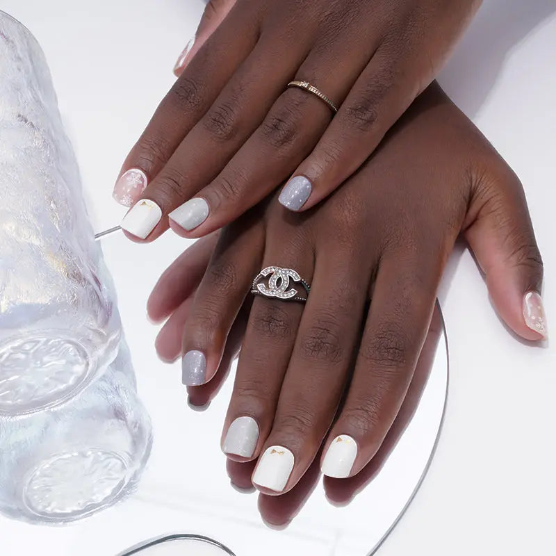 Hot Stamping Cat'S Eye — Semi-Cured Gel Nail Wraps