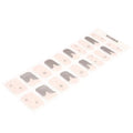 Silver Stickers Star Strips — Semi-Cured Gel Nail Wraps