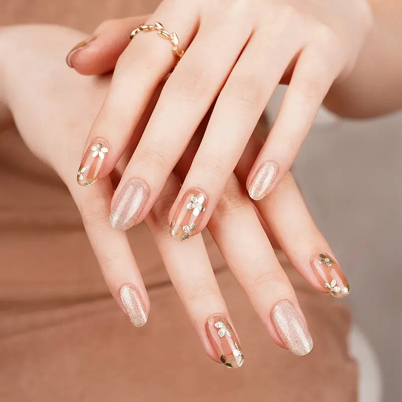 Silver Stamping Gel — Semi-Cured Gel Nail Wraps