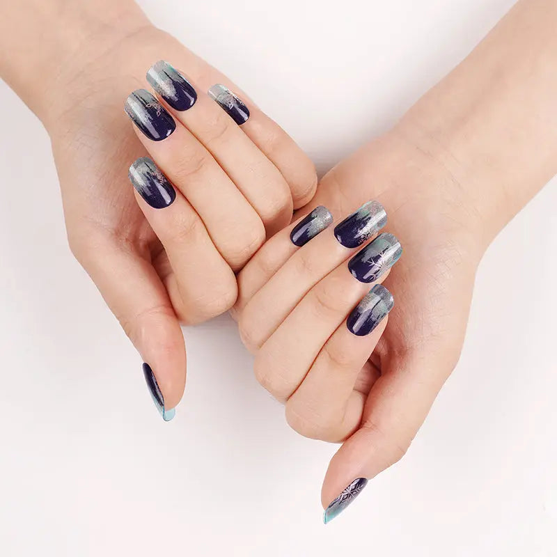Snow Mermaid Art — Semi-Cured Gel Nail Wraps