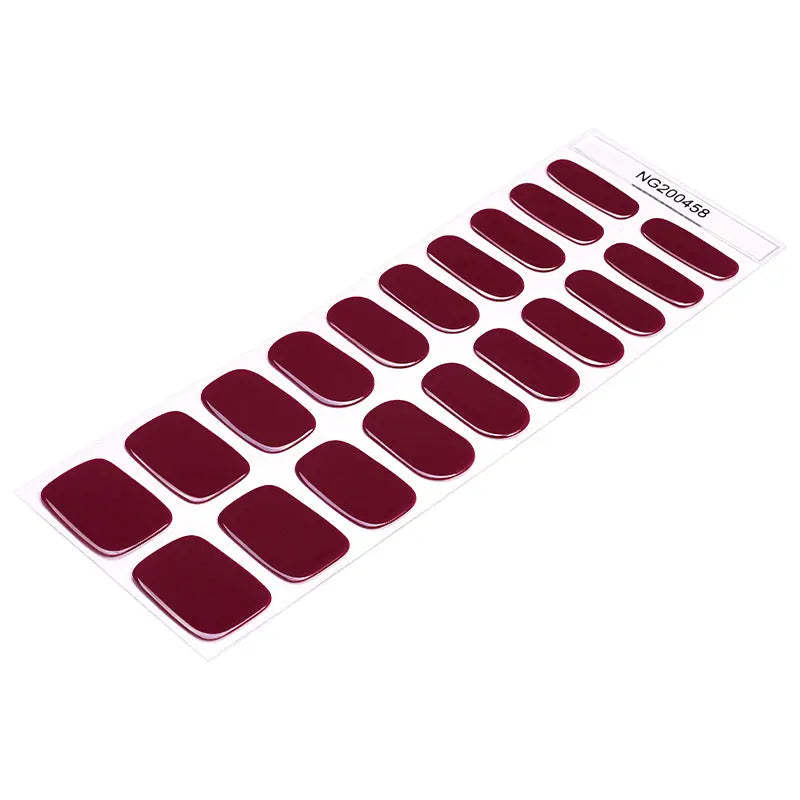 Solid Gel Designs — Semi-Cured Gel Nail Wraps