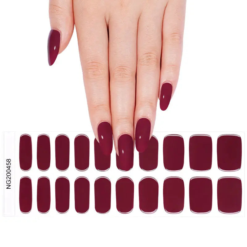 Solid Gel Designs — Semi-Cured Gel Nail Wraps