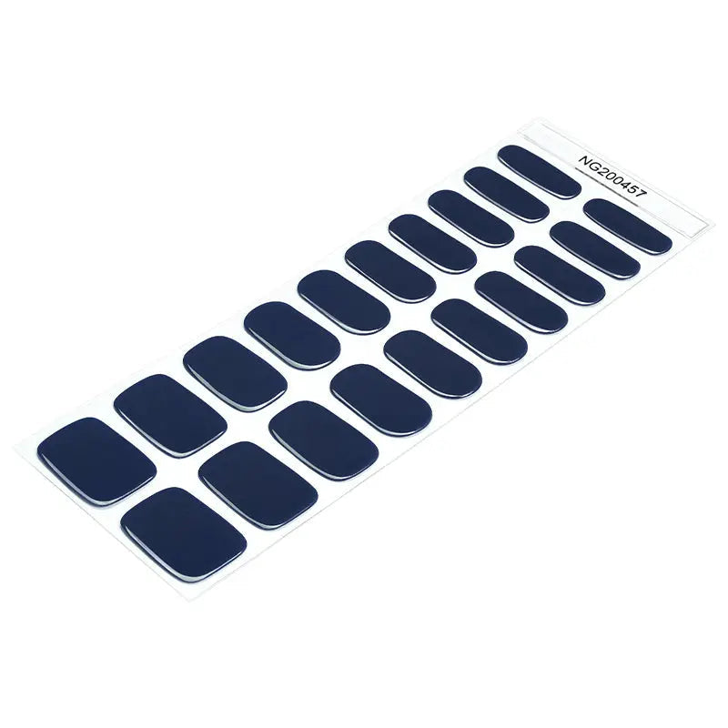 Solid Navy Designs — Semi-Cured Gel Nail Wraps
