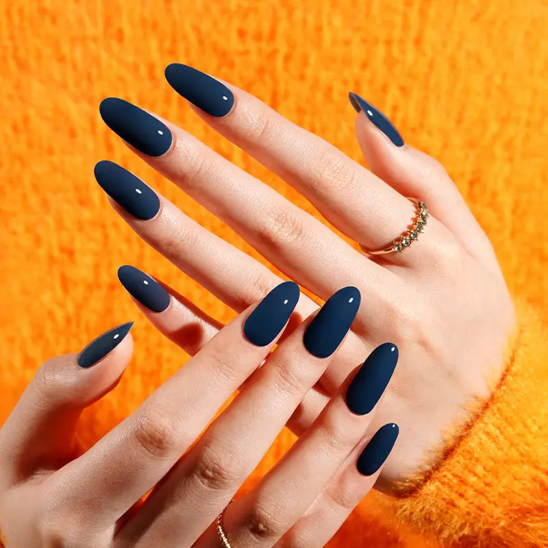 Solid Navy Designs — Semi-Cured Gel Nail Wraps