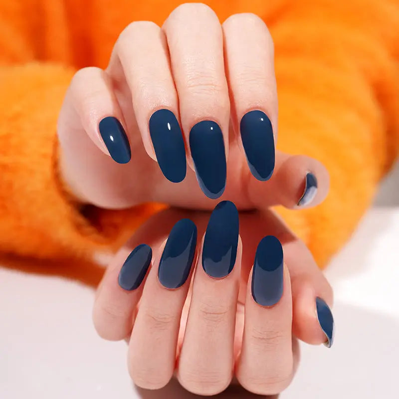 Solid Navy Designs — Semi-Cured Gel Nail Wraps