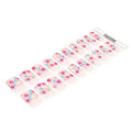 Spring Floral Gel Stickers Pastel Blossom For Salons — Semi-Cured Gel Nail Wraps