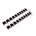 Stick On Black French Tips — Semi-Cured Gel Nail Wraps