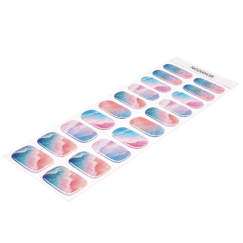 Summer Shore Designs — Semi-Cured Gel Nail Wraps