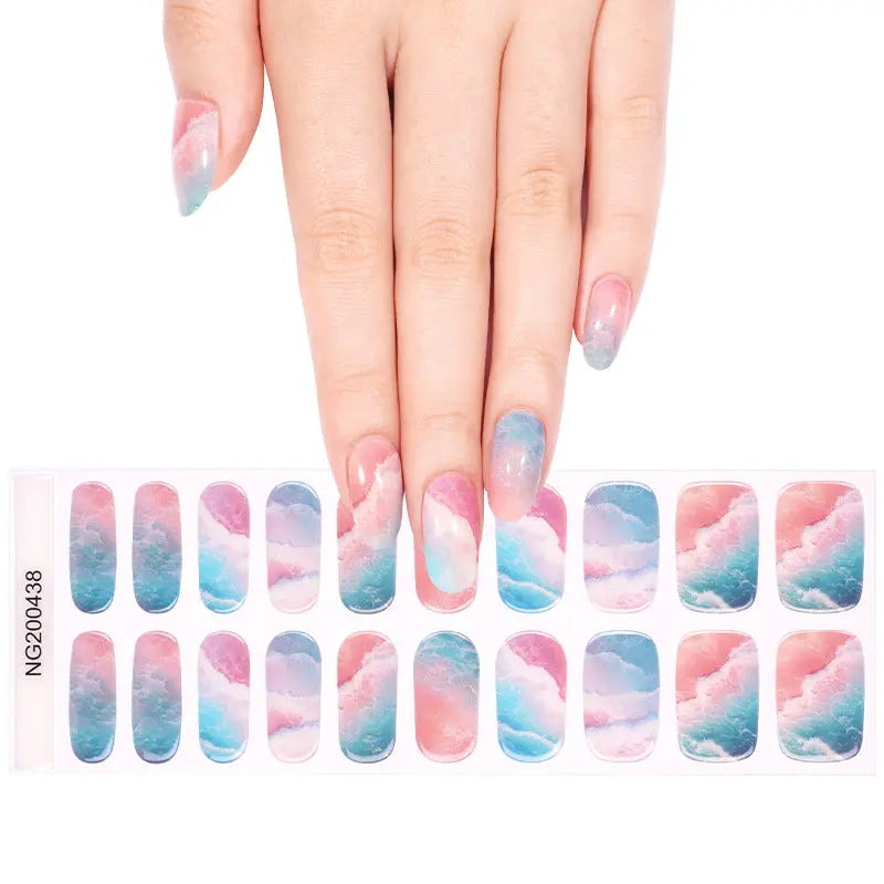 Summer Shore Designs — Semi-Cured Gel Nail Wraps
