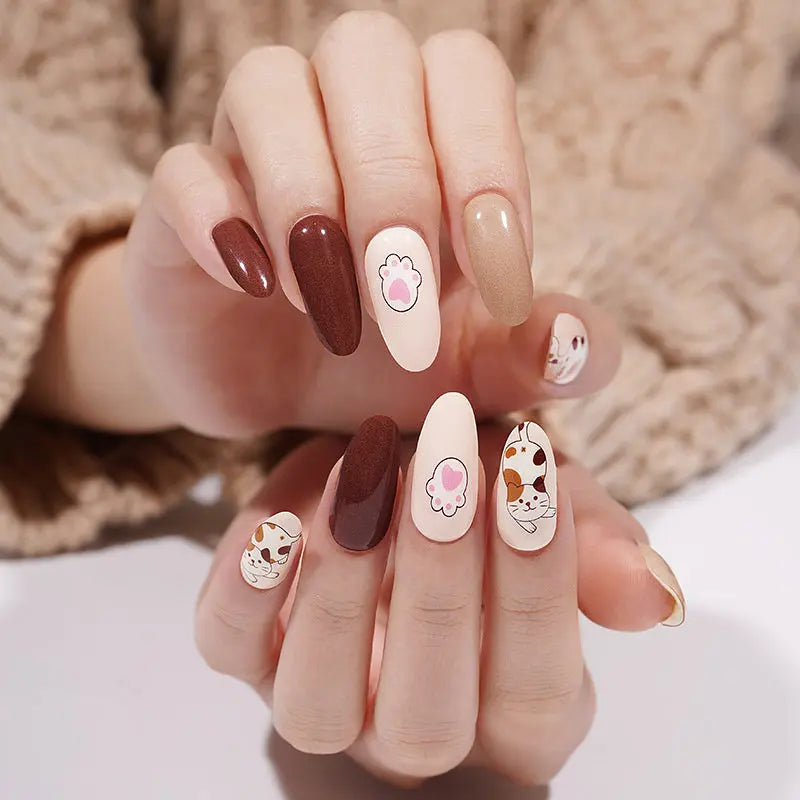 Sweet Kitten Gel Designs — Semi-Cured Gel Nail Wraps