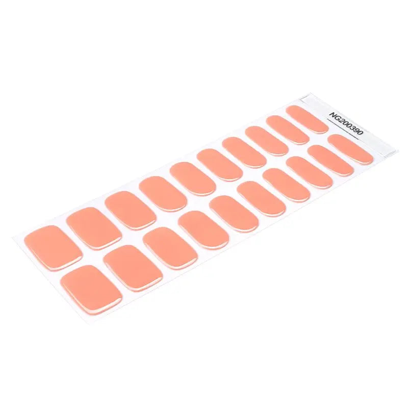 Tangerine Gel Color — Semi-Cured Gel Nail Wraps