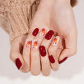 Thanksgiving Day Gel Stickers Customizable For Brands — Semi-Cured Gel Nail Wraps