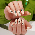 Trifolium Stickers Dot Pattern Strips — Semi-Cured Gel Nail Wraps