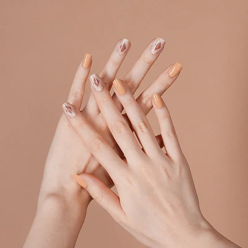 Uv Gel Stickers Vendor Diamond — Semi-Cured Gel Nail Wraps