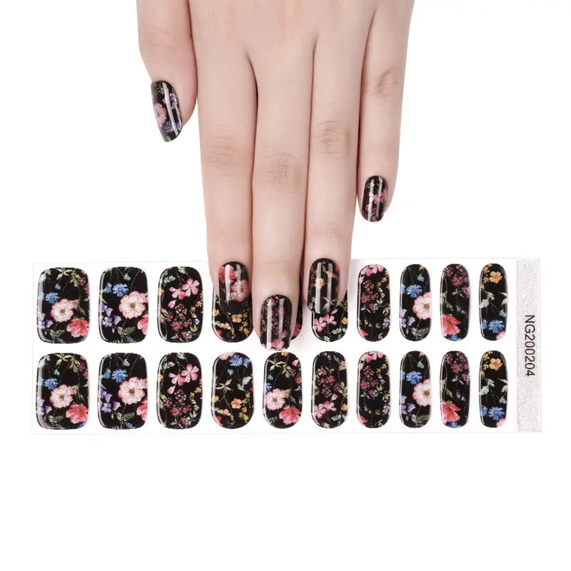 Uv Specialization Secret Garden Manicure — Semi-Cured Gel Nail Wraps