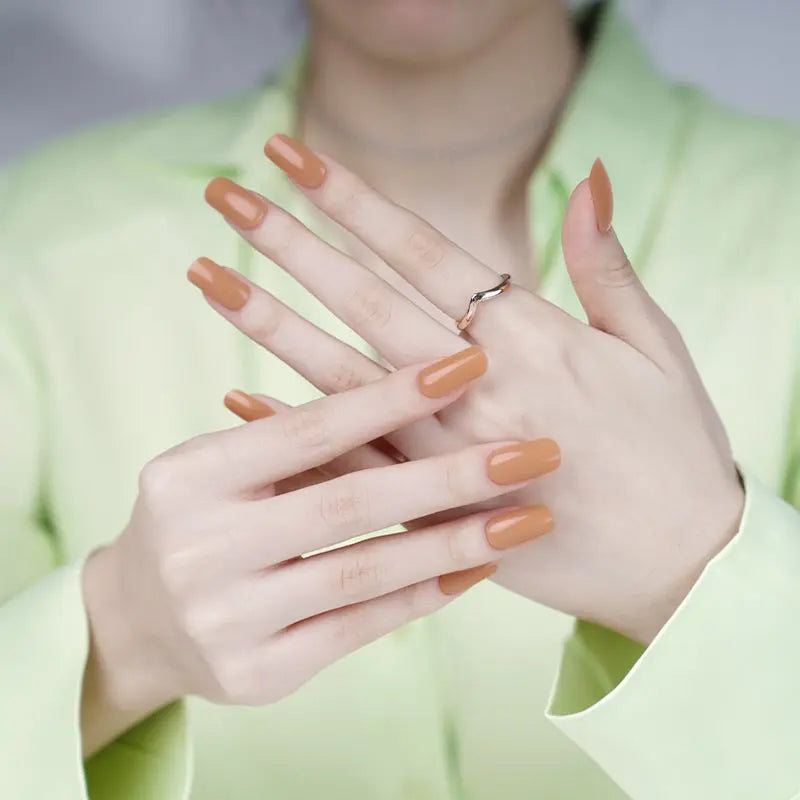 Orange — Semi-Cured Gel Nail Wraps