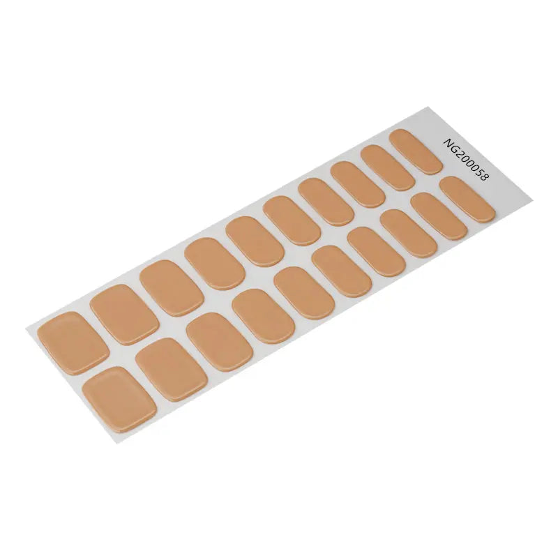Orange — Semi-Cured Gel Nail Wraps