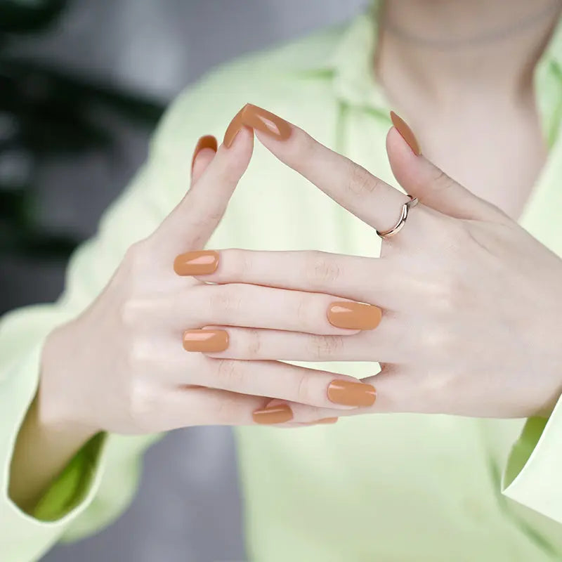 Orange — Semi-Cured Gel Nail Wraps