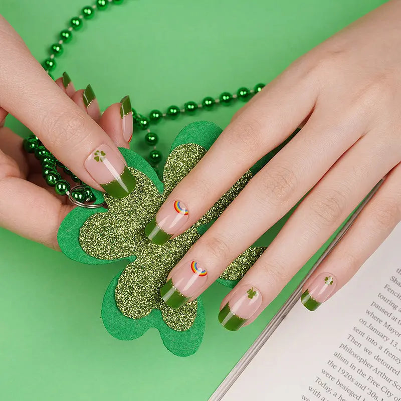 Clover Art Strips French Gel Stickers — Semi-Cured Gel Nail Wraps