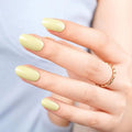 Light Yellow Gel Strips Strip Color — Semi-Cured Gel Nail Wraps